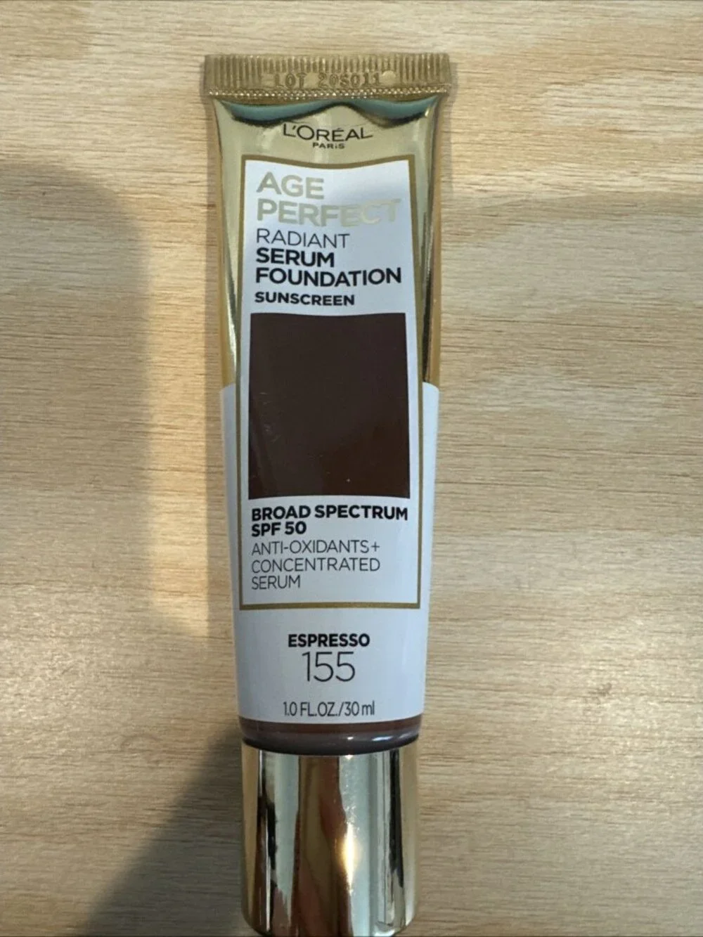 Loreal Age Perfect Radiant Serum Foundation 155 Espresso SPF 50